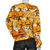 Halloween Pumpkin Pattern Print Women's Sweatshirt-grizzshop