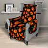 Halloween Pumpkin Print Pattern Armchair Protector-grizzshop