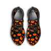 Halloween Pumpkin Print Pattern Black Running Shoes-grizzshop