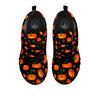 Halloween Pumpkin Print Pattern Black Sneaker-grizzshop