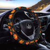 Halloween Pumpkin Print Pattern Car Steering Wheel Cover-grizzshop