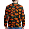 Halloween Pumpkin Print Pattern Men's Sweatshirt-grizzshop