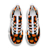 Halloween Pumpkin Print Pattern White Gym Shoes-grizzshop