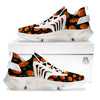 Halloween Pumpkin Print Pattern White Gym Shoes-grizzshop