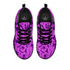 Halloween Purple Print Pattern Black Sneaker-grizzshop