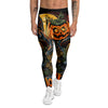 Halloween Scarecrow Print Men's Leggings-grizzshop