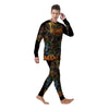 Halloween Scarecrow Print Men's Pajamas-grizzshop