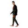 Halloween Scarecrow Print Men's Pajamas-grizzshop