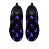 Halloween Witch Purple Print Pattern Black Sneaker-grizzshop