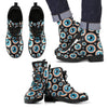Load image into Gallery viewer, Halloween Zombie Eyes Pattern Print Men Women Leather Boots-grizzshop