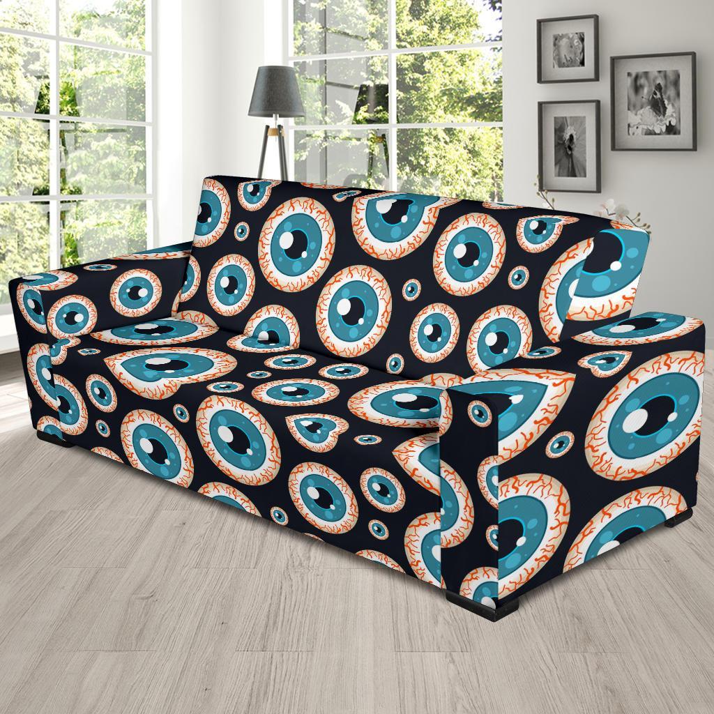 Halloween Zombie Eyes Pattern Print Sofa Covers-grizzshop