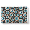 Halloween Zombie Eyes Pattern Print Throw Blanket-grizzshop