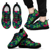 Halloween Zombie Pattern Print Black Sneaker Shoes For Men Women-grizzshop