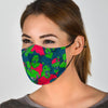 Halloween Zombie Pattern Print Face Mask-grizzshop