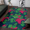 Halloween Zombie Pattern Print Floor Mat-grizzshop