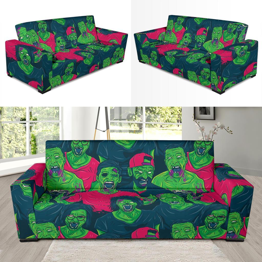 Halloween Zombie Pattern Print Sofa Covers-grizzshop