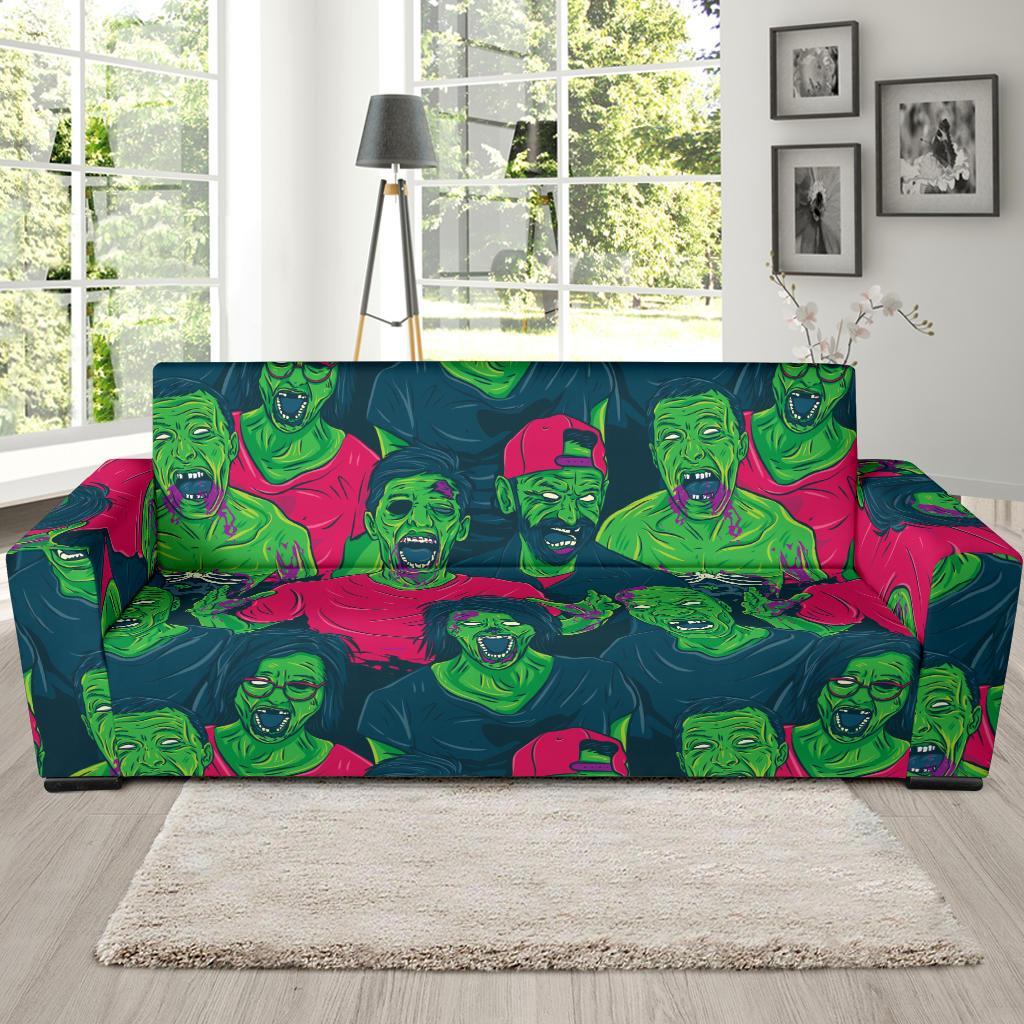 Halloween Zombie Pattern Print Sofa Covers-grizzshop