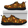 Hamburger Brown Pattern Print Sneaker Shoes For Men Women-grizzshop