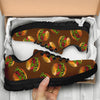 Hamburger Brown Pattern Print Sneaker Shoes For Men Women-grizzshop