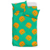 Hamburger Pastel Pattern Print Duvet Cover Bedding Set-grizzshop