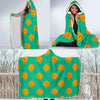 Hamburger Pastel Pattern Print Hooded Blanket-grizzshop