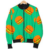 Hamburger Pastel Pattern Print Men's Bomber Jacket-grizzshop