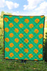 Hamburger Pastel Pattern Print Quilt-grizzshop