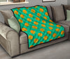 Hamburger Pastel Pattern Print Quilt-grizzshop