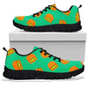 Hamburger Pastel Pattern Print Sneaker Shoes For Men Women-grizzshop