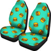 Hamburger Pastel Pattern Print Universal Fit Car Seat Covers-grizzshop