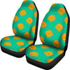 Hamburger Pastel Pattern Print Universal Fit Car Seat Covers-grizzshop