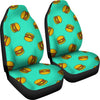 Hamburger Pastel Pattern Print Universal Fit Car Seat Covers-grizzshop