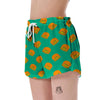 Hamburger Pastel Pattern Print Women's Shorts-grizzshop