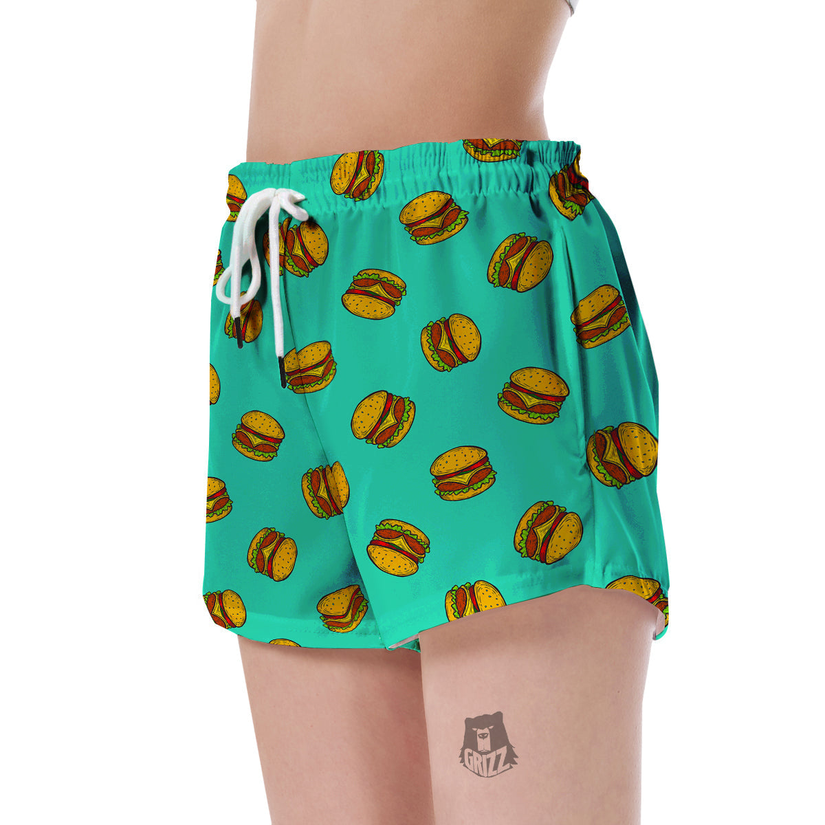 Hamburger Pastel Women's Shorts-grizzshop