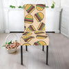 Hamburger Pattern Print Chair Cover-grizzshop