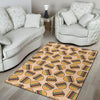 Hamburger Pattern Print Floor Mat-grizzshop