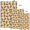 Hamburger Pattern Print Floor Mat-grizzshop