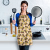 Hamburger Pattern Print Women's Apron-grizzshop