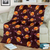 Hamburger Planet Pattern Print Blanket-grizzshop