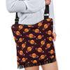 Hamburger Planet Pattern Print Crossbody bags-grizzshop