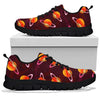 Hamburger Planet Pattern Print Sneaker Shoes For Men Women-grizzshop