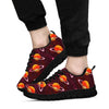 Hamburger Planet Pattern Print Sneaker Shoes For Men Women-grizzshop