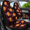 Hamburger Planet Pattern Print Universal Fit Car Seat Covers-grizzshop