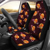 Hamburger Planet Pattern Print Universal Fit Car Seat Covers-grizzshop