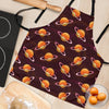 Hamburger Planet Pattern Print Women's Apron-grizzshop