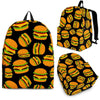 Hamburger Print Pattern Backpack-grizzshop