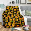 Hamburger Print Pattern Blanket-grizzshop