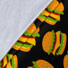 Hamburger Print Pattern Blanket-grizzshop