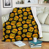 Hamburger Print Pattern Blanket-grizzshop