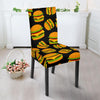 Hamburger Print Pattern Chair Cover-grizzshop